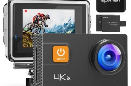 APEMAN Action Camera 4K 20MP